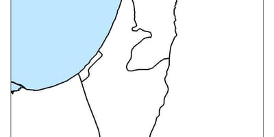 מפה של ישראל ריק