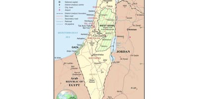 מפה של ישראל, נמלי תעופה