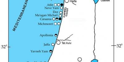 מפה של ישראל יציאות